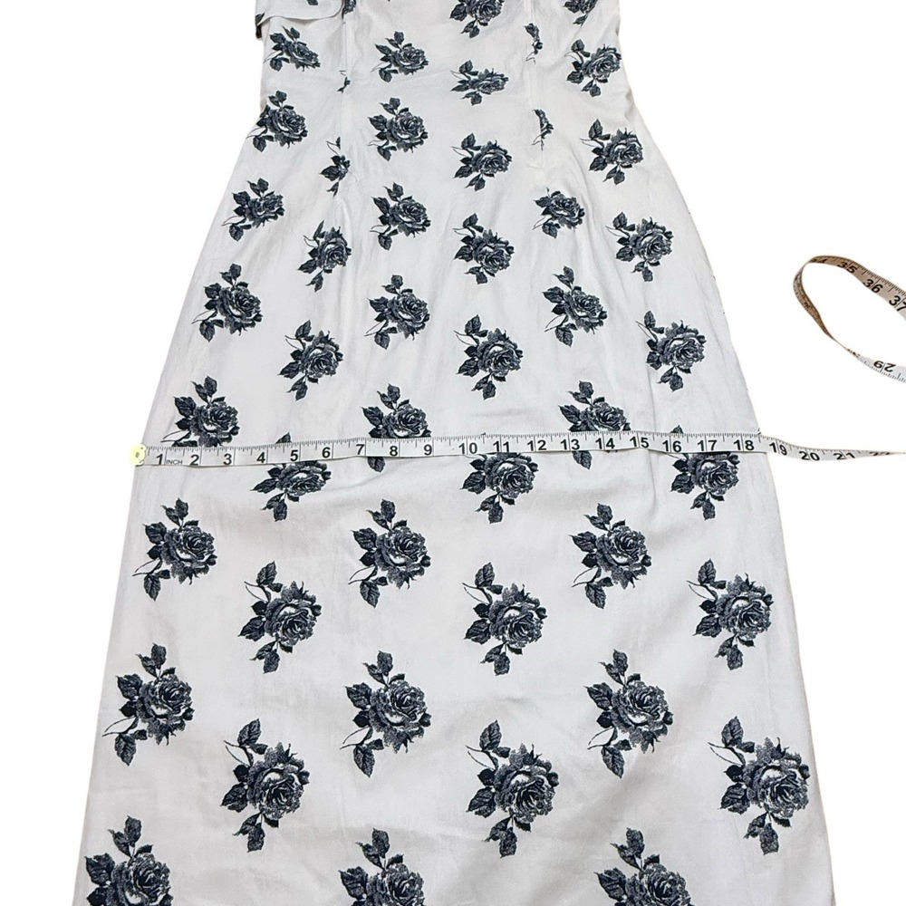 NWT Petal + Pup Women's TONI STRAPLESS MIDI DRESS - OFF WHITE Large - Picture 7 of 13